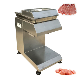 เครื่องหั่นเนื้อสัตว์และผักอัตโนมัติเชิงพาณิชย์ สแตนเลส ปรับความหนาได้ (2-30 มม.) กำลังการผลิต 150 กก./ชม. - Product Image 1