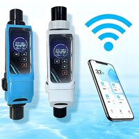 Clorador de Sal Inteligente con APP, Directo de Fábrica, para Desinfección de Piscinas Domésticas y Comerciales