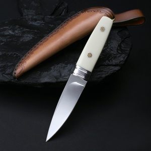 Ergonomic High Quality Custom Shiny Outdoor Camping Fixed Blade <b>Knife</b> Bovine <b>Bone</b> <b>Handle</b> 3Cr13mov Blade 1 Year Warranty OEM - Product Image 5