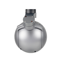 Kamera Gimbal A40TR Pro 40x EO + IR+ LRF AI Pelacak Objek 3- GPS Penentuan Koordinat Target Bahan Aluminium Alloy