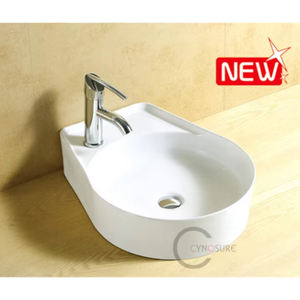 Personaliza una Variedad de Lavabos de Baño de Cerámica con Forma Irregular - Product Image 1