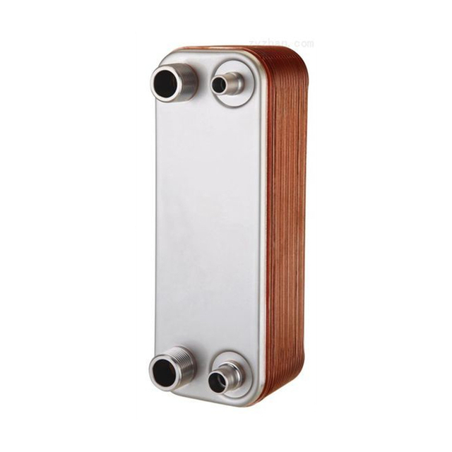 Water Glycol Plate Heat Exchanger Evaporator for R410A 3HP Refrigeration Compressor Heat Pump Chiller System
