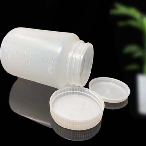 Wide Mouth <b>Plastic</b> Bottles 500 1000ml With Inner Cap For Powder <b>Packaging</b> HDPE Cylinder Screw Cap - Product Image 3