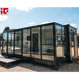 Casa Container Modulare Espandibile di Lusso Completamente Aggiornata e Personalizzata con Finitura Effetto Legno, Pronta all'Uso, con Vetrine e Design Salvaspazio (Granny Flat) - Product Image 2