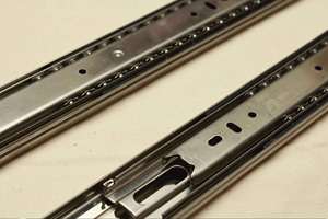 Deslizador de cajón de acero inoxidable 304, pista de rodamiento de bolas de extensión completa con desconexión rápida para armarios de herramientas y cajones de utilidad - Product Image 6