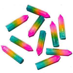 Vente en gros de pointes de cristal de sélénite de haute qualité, tours d'aura d'ange en gypse pour la décoration intérieure et la collection - Product Image 5