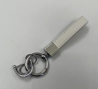 Porte-clés durable en alliage de zinc pour voiture avec logo et pendentifs personnalisables ; Cordon porte-clés promotionnel de luxe – Vente en gros directe usine