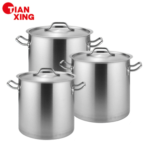 Tianxing Nhiệm Vụ Nặng Nề Thép Không Gỉ Súp Xô Kho Nồi Chuyên Nghiệp Thương Mại Phục Vụ Nhà Hàng Lớn Sâu Nấu Ăn Nồi - Product Image 1