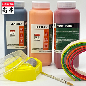 Haute qualité bricolage créatif à base d'eau cuir bord revêtement peinture liquide couleur peinture fabricant professionnel - Product Image 1