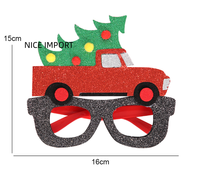 Lunettes de Noël style chapeau, best-seller, accessoires de décoration pour fêtes d'enfants, montures de lunettes décoratives de Noël