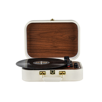 Lecteur de disques vinyles USB SD en gros, lecteur de disques vinyles Bluetooth, phonographe avec haut-parleurs stéréo