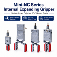 Pince pneumatique MINI-NC à expansion interne et externe avec capteur, mâchoire large pour l'automatisation des robots de moulage par injection