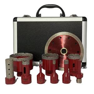 <span class=keywords><strong>Kit</strong></span> d'outils haut de gamme ensemble de mèches diamantées brasées sous vide <span class=keywords><strong>kit</strong></span> d'outils de carrelage - Product Image 1