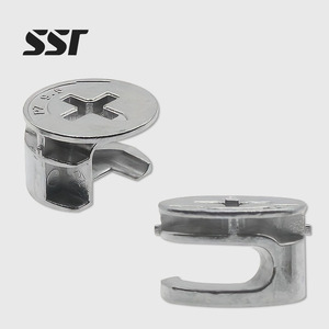 Conectores de tornillo de leva SSR Zinc para muebles modernos de cocina y baño - Product Image 1