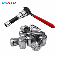 Kit de supports de pinces ER32 Bartu, précision 0,0004 po, ensemble de 17 pièces, mandrin de serrage ER32 pour outils de gravure, fraisage et tournage CNC