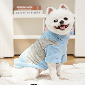 Sudadera con Capucha para Perro o Gato con Diseño de Bloques de Color y Gancho para Correa, Diseño Sólido, Abrigo Sostenible para Perros Grandes y Newfoundland - Product Image 6