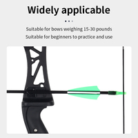 SPG tir à l'arc 6mm fibre de verre flèche arbre Recueve Takedown arc Longbow chasse bricolage extérieur cible tir formation accessoires