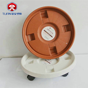Tuan Plastic Flower Pot Wheeled Tray Thickened Plastic <b>Rollers</b> <b>Floor</b> Standing Plant Moveable Base - Product Image 4