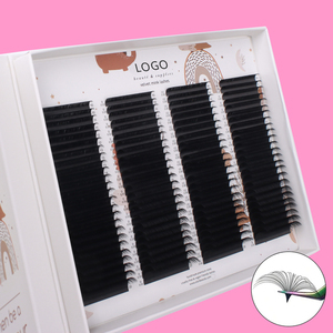 Matte Đen Cashmere Lash phần mở rộng khối lượng khay lụa Cashmere Lash phần mở rộng mềm Cashmere lông mi mở rộng - Product Image 4
