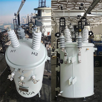 Hangen 37KVA MV & HV transformateur de Distribution immergé dans l'huile 120/240V monophasé 10KV entrée 380V 220V sortie 60Hz monté sur poteau