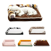Lit de luxe pour chien et chat, type grotte, avec couverture amovible et lavable, pour un sommeil profond 6D, nid douillet pour animaux de compagnie, toutes saisons, chaud et confortable, petites et grandes tailles
