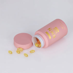 ขวดบรรจุภัณฑ์อาหารเสริมแบบแคปซูลสีชมพู ขนาด 100 มล./120 มล./180 มล.  วัสดุ PET/PP ฝาปิดแบบพลิกเปิด-ปิด ปิดผนึกอย่างดี - Product Image 4