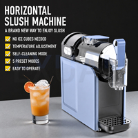 Machine à boissons glacées commerciale, sorbetière, distributeur de slush, frappé, milkshake, smoothie, commande tactile, refroidissement rapide