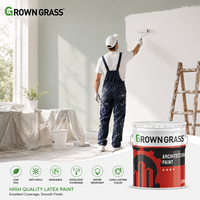 Revêtement liquide acrylique GROWN GRASS pour intérieur et extérieur, finition mate, résistant aux intempéries, protection UV, imperméable, pour bâtiments