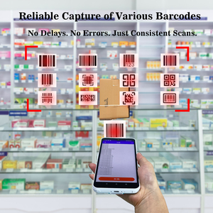 Kho dữ liệu thu Android 13 gồ ghề cầm tay 2D QR đọc mã vạch công nghiệp Máy quét mã thu dữ liệu kho PDAs - Product Image 6