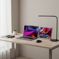 Monitor Portátil Empresarial LED IPS de 14 Pulgadas del Fabricante, 1920x1200 Full HD, Conexión Fácil Tipo-C, Pantalla Externa para Uso con Laptop