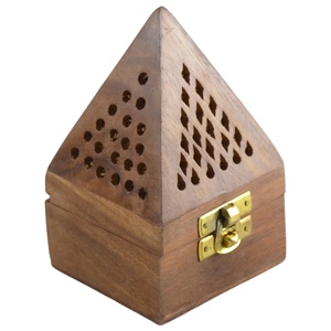 Encensoir en bois dur, Design pour brûleur d'encens, accessoire de Table - Product Image 2