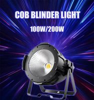 Projecteur LED PAR 200W haute puissance avec faisceau Ra90, contrôlé DMX512, RGBW, 100W COB, pour parcs à thème