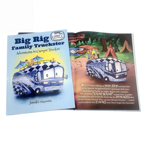 Libro Infantil de Tapa Dura con Impresión Offset OEM |   Gran Aventura Familiar en Camión <span class=keywords><strong>Camper</strong></span>: Libro de Cuentos Personalizado para Niños - Product Image 1