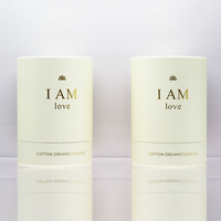 Emballage de boîte à bougie avec logo pour tube en papier Tubes torsadés cosmétiques Récipient de parfum solide pour thé kraft de qualité alimentaire