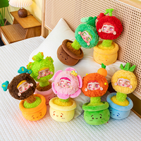 Boneka Plush Vinyl Seri Farm, Mainan Boneka Tanaman Isi Dakron, Boneka Plush Blind Box Custom, Promo Hot Sale