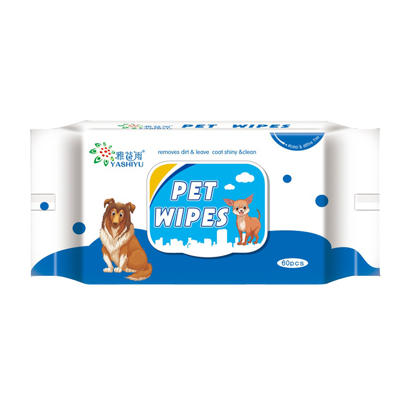 Biodegradable Pet Wipes Cleaning Wipes Textured