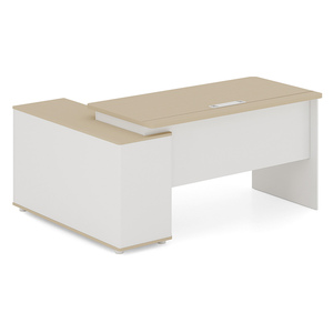 Bàn làm việc của người giám sát phong cách và thanh lịch màu trắng xám gỗ Máy tính văn phòng bàn với các tính năng bền - Product Image 4