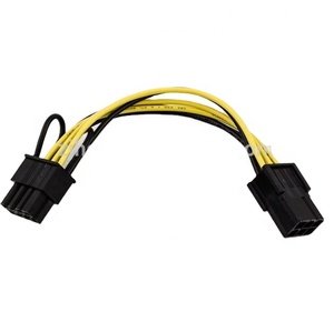 15 см PCIE 6-Pin на 8(6 + <span class=keywords><strong>2</strong></span>)-Pin Кабель питания GPU для периферийной карты компьютера PCI-E - Product Image 1