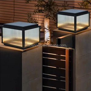 <span class=keywords><strong>Colonne</strong></span> <span class=keywords><strong>LED</strong></span> Solaire Extérieure Étanche IP65 E27 Base Pilier Lumières pour Maison Villas Cours Colonnes d'Entrée et Balcons - Product Image 5