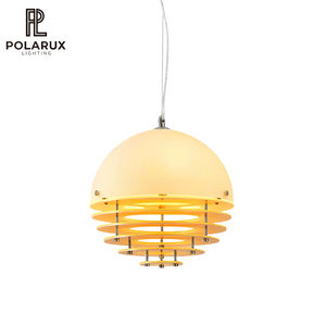 Lampe suspendue nordique moderne, style Space Age, en métal, acrylique et verre, LED, haute qualité, nouveau design unique, lampe suspendue à plusieurs niveaux en forme de citron - Product Image 1