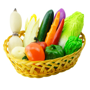 YIWUPOWER - Accesorios de Enseñanza para Niños, Frutas, Berenjenas, Patatas, Zanahorias, Modelos de Vegetales Simulados, Vegetales de Plástico - Product Image 4