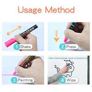 Không độc hại <span class=keywords><strong>Chalk</strong></span> Đánh Dấu Ướt Erase Marker Bút lỏng <span class=keywords><strong>chalk</strong></span> <span class=keywords><strong>markers</strong></span> - Product Image 2