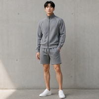 Ensemble de survêtement coupe-vent en nylon pour homme, 2 pièces, décontracté, ample, taille XL, style vintage streetwear, OEM