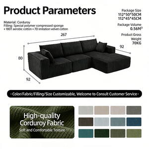 Sofá Seccional Modular Moderno de Tela, Sofás Comprimidos, Sofá <span class=keywords><strong>Cama</strong></span> Plegable, Juego de Sofás, Muebles de Jardín para el Hogar - Product Image 5