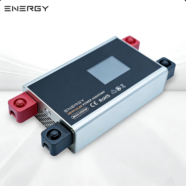 1000W DC-DC Car Battery Charger, Bidirectional 12V/24V On-Board Power Assistant, Fast Charge for RV/Vehicle Lithium Battery