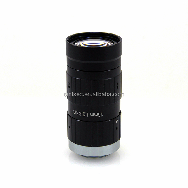 F2.8 4K 16mm C Mount Cctv Board Non-distortion Lens for 4/3" Sensor Size for IP CCTV Camera SL-0177