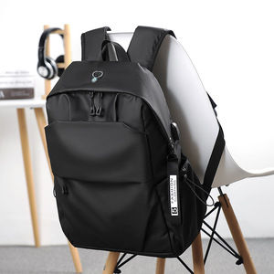 Men's <b>Backpack</b> <b>Large</b> Capacity 20-35L Waterproof Oxford Cloth Computer Interlayer Travel <b>School</b> Bag Light Gray - Product Image 3