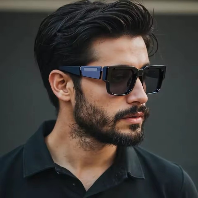 Punk Thick Square Frame Men Sunglasses Luxury UV400 Fashion Women Driving INS Sun Glasses Retro Simple Designer Sunglasses