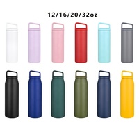 Gourde isotherme en acier inoxydable sans BPA, avec logo personnalisé, prix de gros, isolation thermique 12-24 heures pour le camping