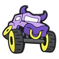 Adornos de PVC personalizados para zapatos, dijes de goma con diseño de coches y dibujos animados para zuecos, accesorios para calzado, venta al por mayor